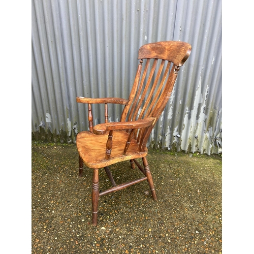 117 - A Windsor carver kitchen chair