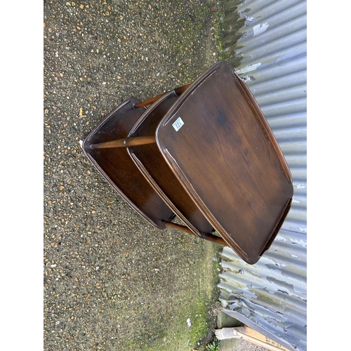 123 - An ercol dark elm tea trolley