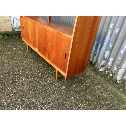 124 - A mid century teak room divider 124cm