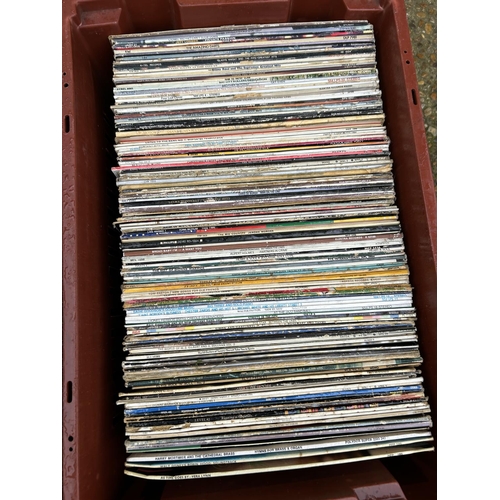 15 - Four crates of assorted LP records