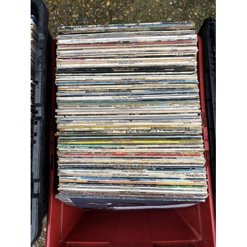 15 - Four crates of assorted LP records