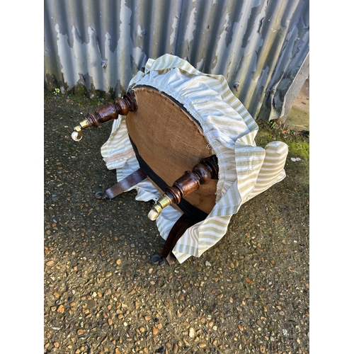 216 - Two Edwardian upholstered children's chairs