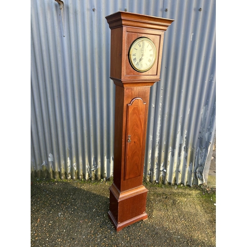 232 - A mahogany long case clock