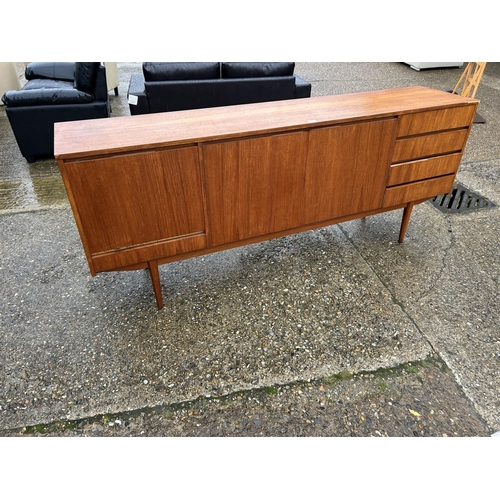 3 - A Mid century teak cocktail sideboard