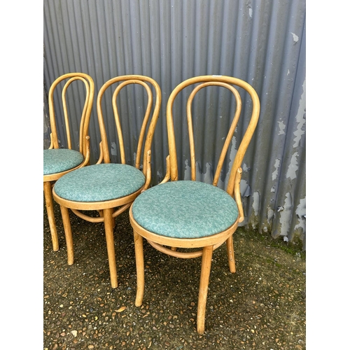 53 - Three bentwood chairs