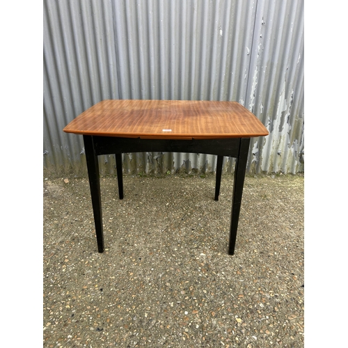 168 - A mid century drawer leaf table