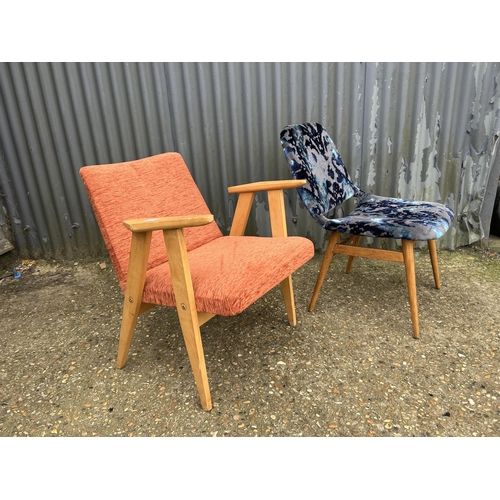 175 - Two mid century chairs