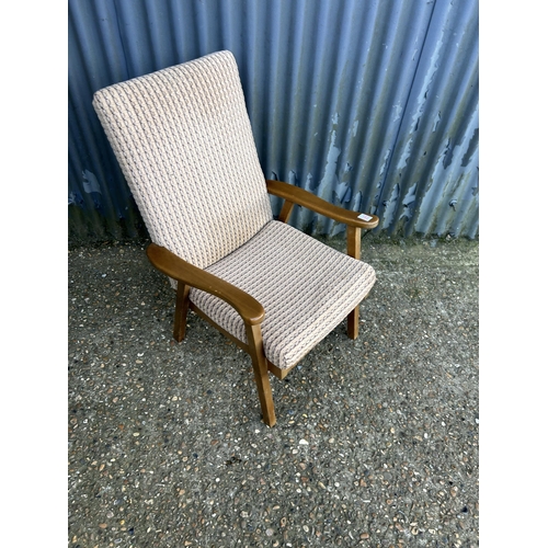 193 - A retro Parker Knoll fireside chair