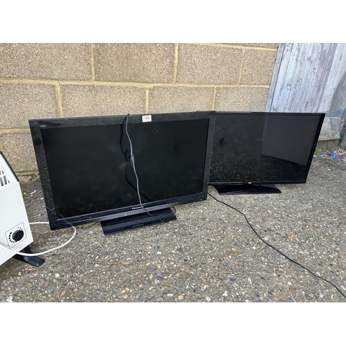 199 - Two tvs and a heater