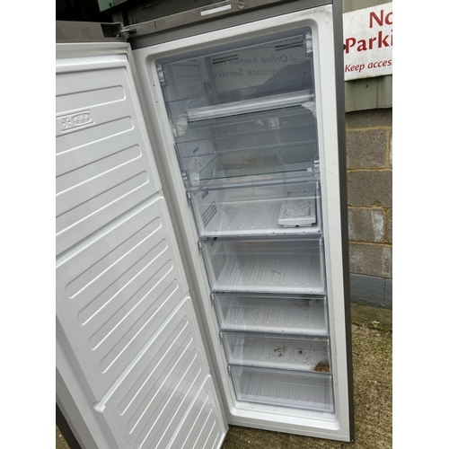 221 - A modern silver beko larder freezer