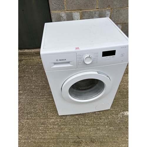 253 - Bosch washing machine