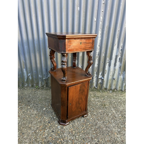 37 - A Victorian mahogany bedside