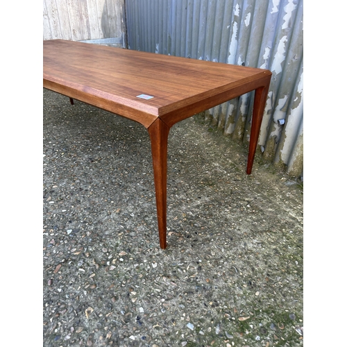 48 - A danish teak coffee table 150x60x45