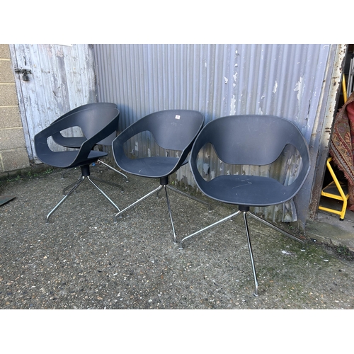 67 - A set of four Italian designer VAD chairs designed by LUCA NICHETTO