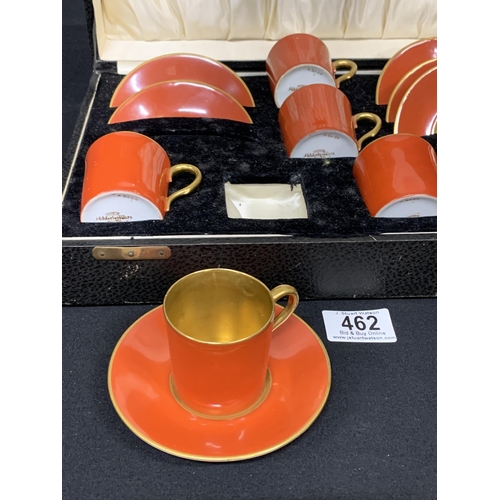 462 - Adderley ware cased coffee set