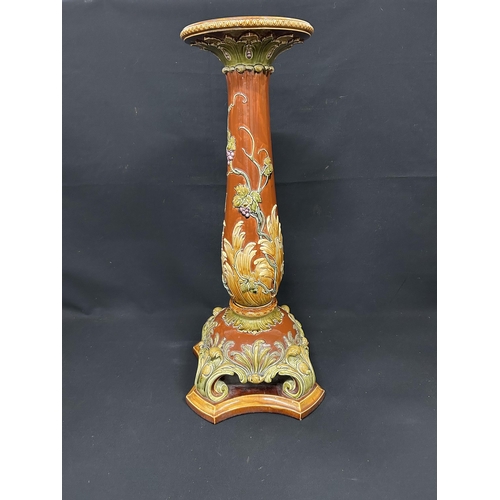 556 - Victorian Jardiniere pedestal, height 78cms