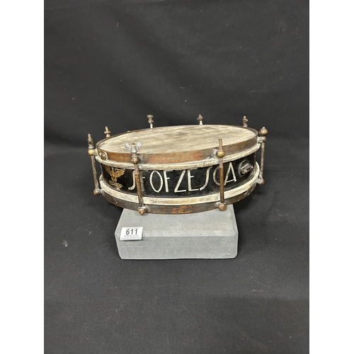 611 - WW2 Italian Facist drum