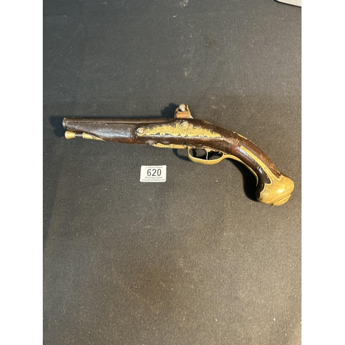 620 - Antique Flintlock pistol