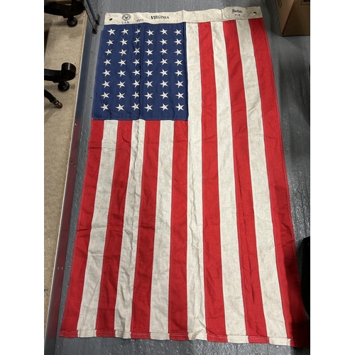 623 - Large US Navy flag,