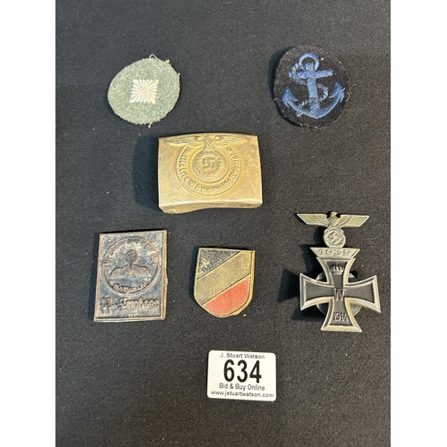 634 - 6 German badges etc