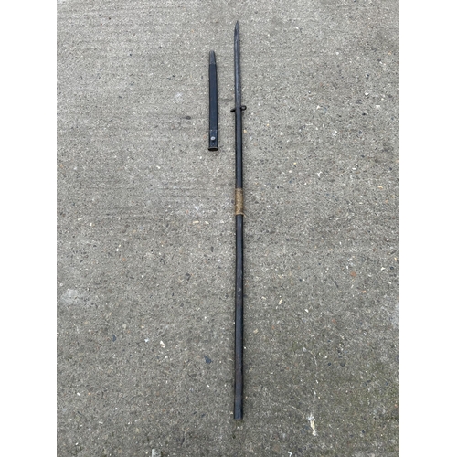 636 - WW2 Homeguard pole bayonet