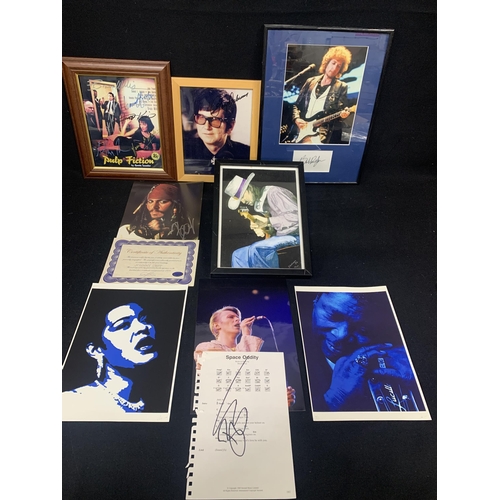 699 - Collection of Pop and Film signed photographs