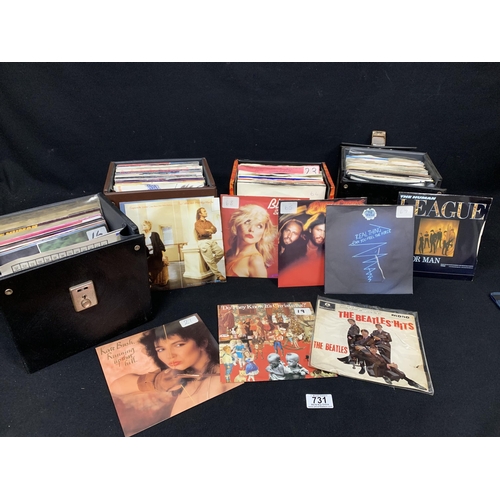 731 - One owner collection of Single records 1960's - 1980's in four cases