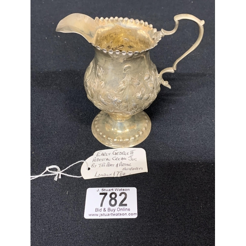 782 - Early George lll Silver Cream Jug, weight 82 gms