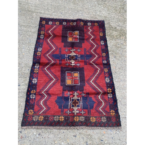 178 - Baluchi Rug 131 x 58cms