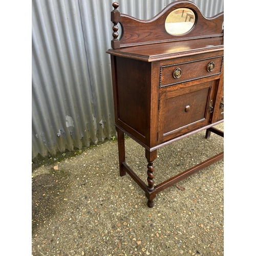 126 - A 20th century oak sideboard  106x40 x110