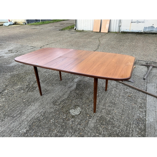 139 - A g plan teak extending dining table max size 190x87