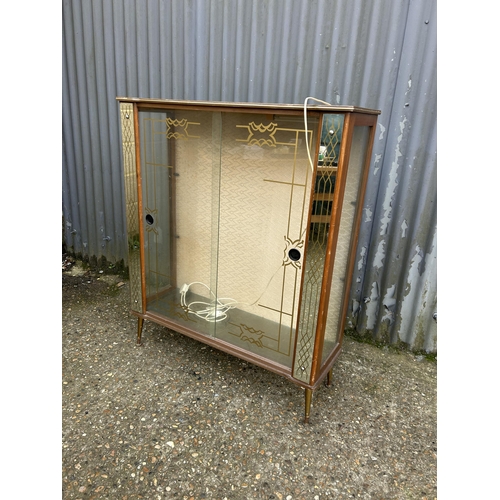 154 - Retro display cabinet 92x30x110