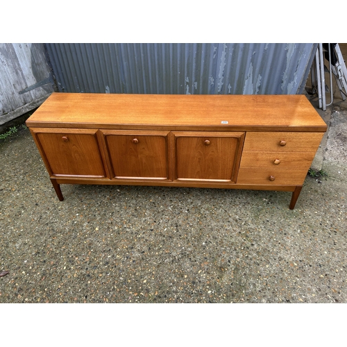 220 - A mid century teak sideboard by stonehill 182x44x70