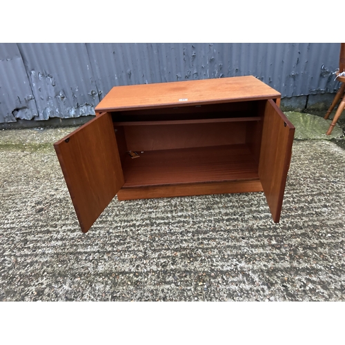 45 - A g plan teak two door cupboard 81x46x54