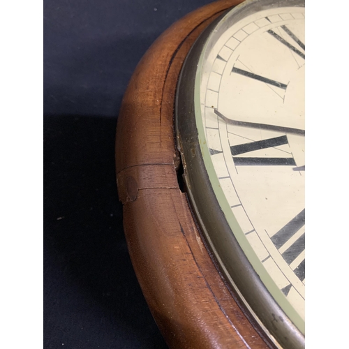 Victorian fusee wall clock, Marrett, Tottenham North, 12