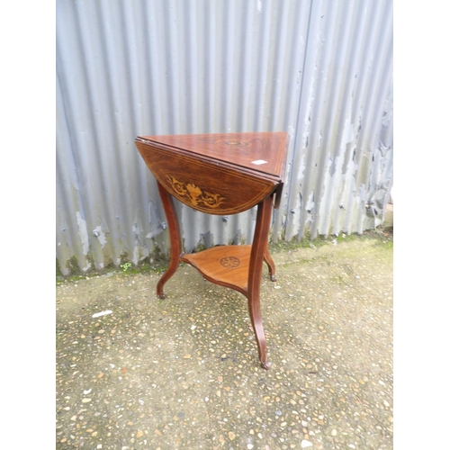 15 - An inlaid envelope  occasional table