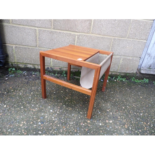 22 - A danish style teak magazine table