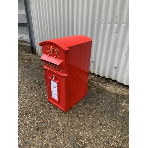 725 - Reproduction George V1 Red Metal Post Box