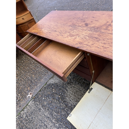 225 - A mid century teak sideboard 216 x46x80