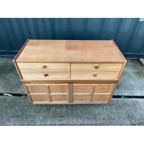 318 - A Nathan teak four drawer sideboard