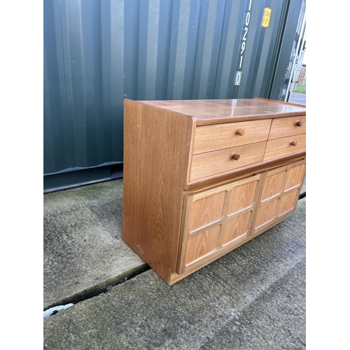 318 - A Nathan teak four drawer sideboard