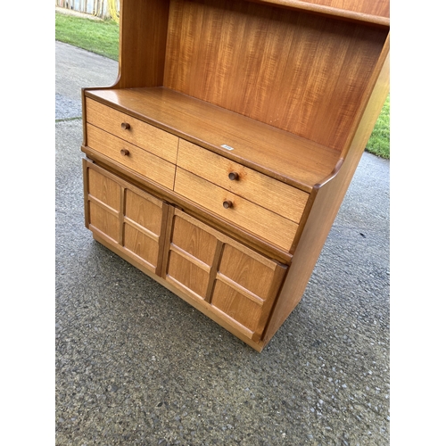 319 - A Nathan teak four drawer lounge unit