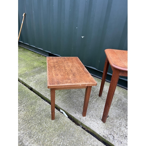 369 - Four oak occasional tables