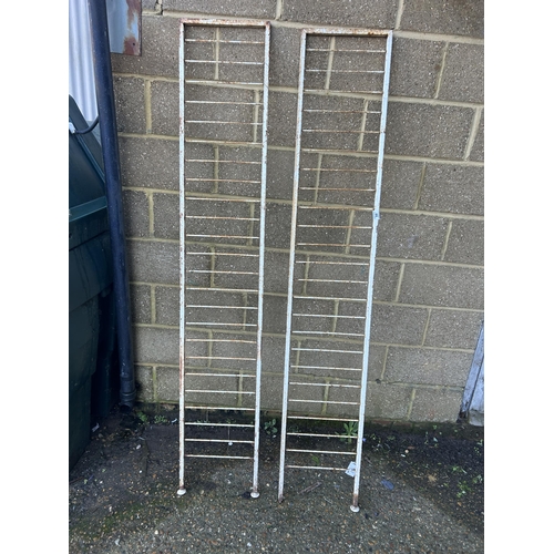 44 - Two spare ladderax ladders