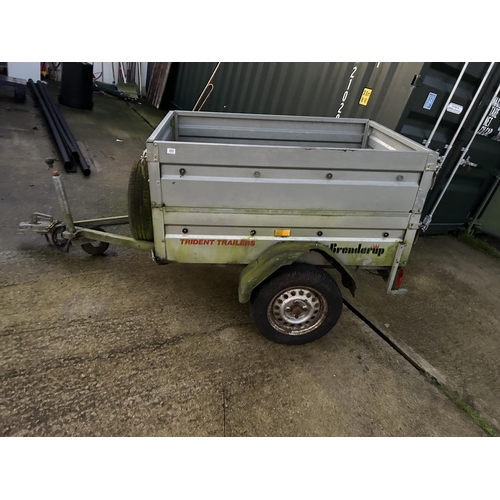 450 - A BRENDERUP multi purpose galvanised trailer