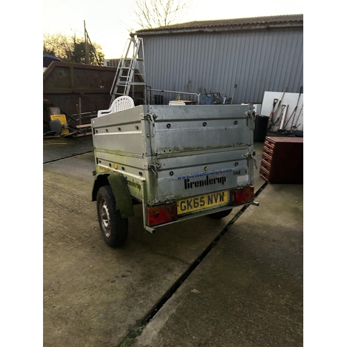 450 - A BRENDERUP multi purpose galvanised trailer