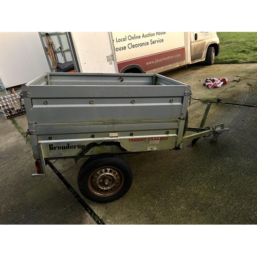 450 - A BRENDERUP multi purpose galvanised trailer