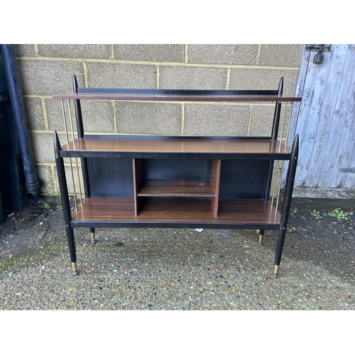 49 - A g plan or similar retro bookcase 107x 30x90