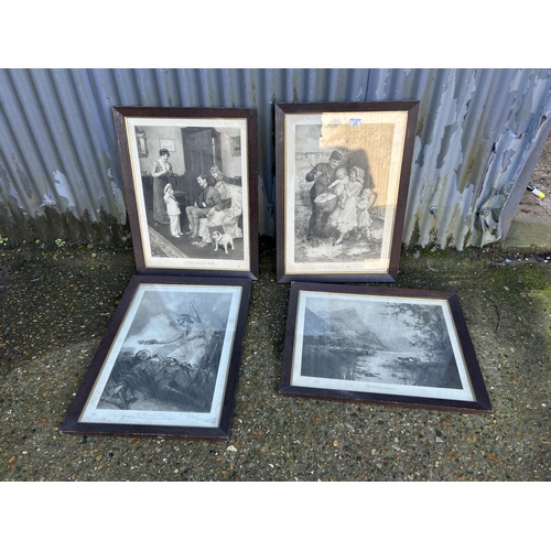 57 - A SET of four bovil prints