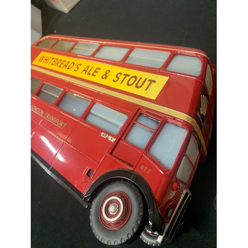 614 - Boxed Sun Star London Bus RT7. With certificate, one Mirror in bag,. 
Some discolouration to some of... 